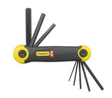 STANLEY 8pce METRIC FOLD UP HEX ALLEN KEY SET