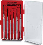 STANLEY 6pce PRECISION SCREWDRIVER SET –  JEWELLERY, WATCHES, GLASSES, LAPTOPS