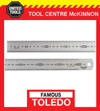 FAMOUS TOLEDO METRIC & A/F JAPANESE MADE STAINLESS STEEL RULES - 150mm - 1000mm