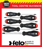 FELO 50796148 ERGONIC 6pce TAMPERPROOX TORX SCREWDRIVER SET – MADE IN GERMANY