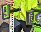 IMEX i88G H/V GREEN BEAM ROTATING LASER LEVEL WITH LRX10 DIGITAL RECEIVER