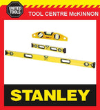 STANLEY FATMAX BOX 23cm, 2ft / 600mm & 4ft / 1200mm SPIRIT LEVEL TRIPLE PACK
