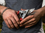 FELCO 8 ERGONOMIC SWISS MADE PRUNING SHEAR / SECATEURS + LEATHER HOLSTER