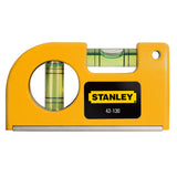 STANLEY 2-VIAL MAGNETIC POCKET SPIRIT LEVEL WIH BELT CLIP