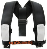BUCKAROO LEATHER TMHB BLACK SHOULDER BRACES / SUSPENDERS FOR TOOL BELT