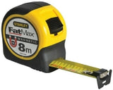 STANLEY FATMAX FMHT33869M MAGNETIC 8m METRIC TAPE MEASURE (3.3m STANDOUT)