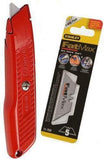 STANLEY SELF RETRACTING KNIFE WITH BONUS BLADES – 6 BLADES!