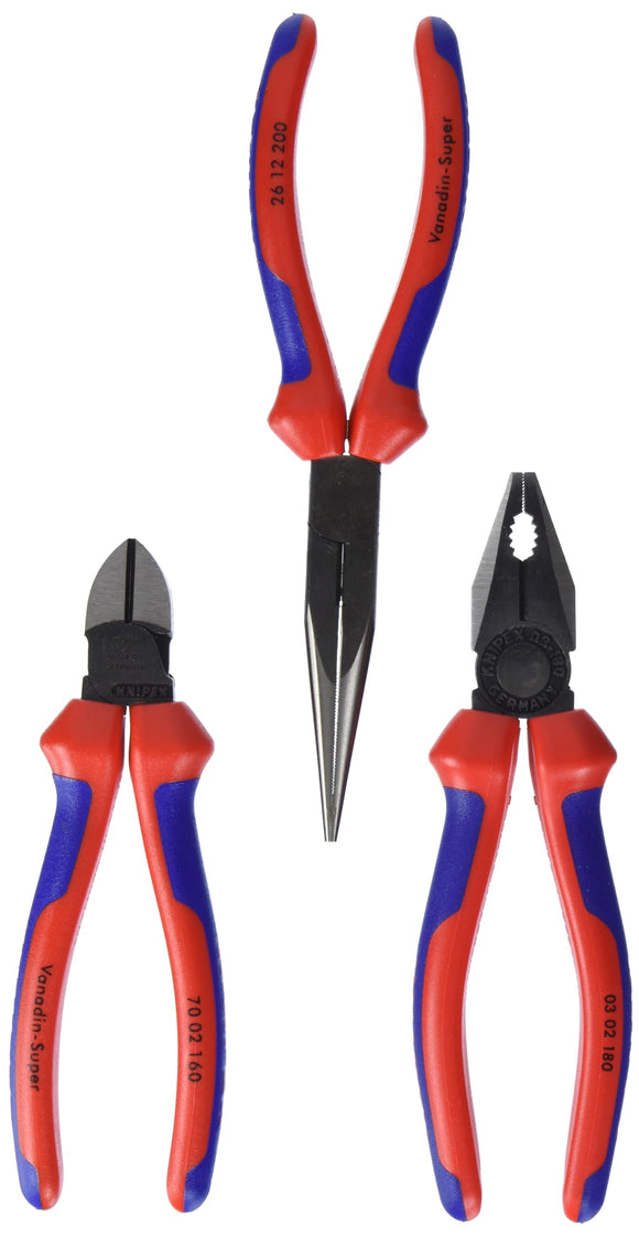 Knipex 00 20 11 – Assembly Pack with 3 Pliers