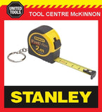 STANLEY FAT MAX 2m METRIC KEY RING TAPE MEASURE