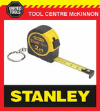 STANLEY FAT MAX 2m METRIC KEY RING TAPE MEASURE