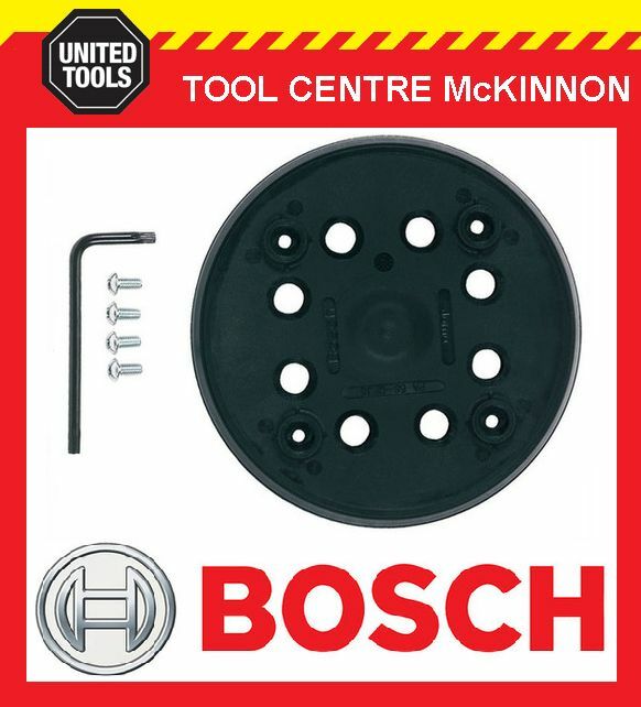 Coussinet De Ponçage/polissage Pour Ponceuse Bosch PEX 270 A / AE – Diamètre 125 Mm, 8 Trous, Compatible D'origine