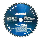 MAKITA B-15144 BLUEMAK 185mm x 40 TEETH 20mm BORE TCT CIRCULAR SAW BLADE