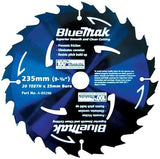 MAKITA B-15198 BLUEMAK 235mm x 20 TEETH 25mm BORE TCT CIRCULAR SAW BLADE
