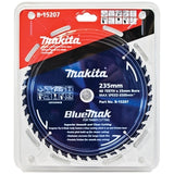 MAKITA B-15207 BLUEMAK 235mm x 40 TEETH 25mm BORE TCT CIRCULAR SAW BLADE