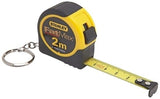 STANLEY FAT MAX 2m METRIC KEY RING TAPE MEASURE