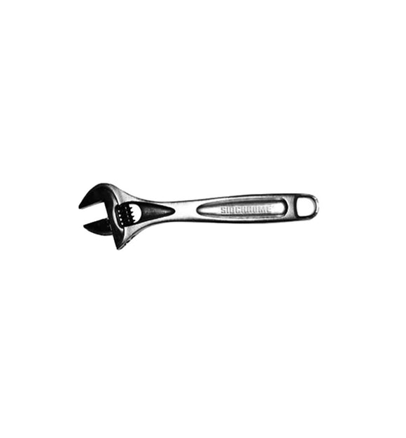 Sidchrome SCMT25151 Chrome Adjustable Wrench, Size 150 mm