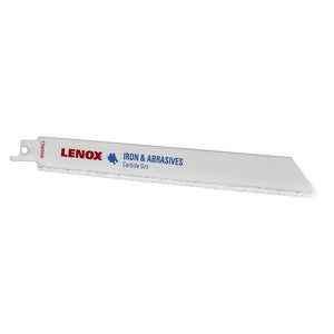 LENOX 20576-800RG 8" Medium Carbide Grit Tile, Clay & Pipe Cutting Reciprocating Saw Blade - 2 Pack