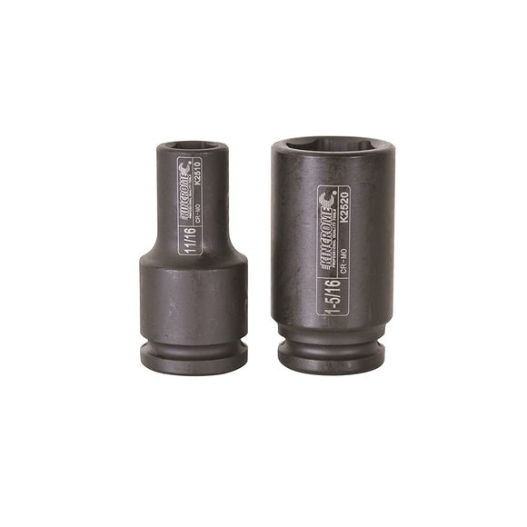 Kincrome 3/4-Inch Drive Deep Impact Socket, 1-1/8-Inch Size