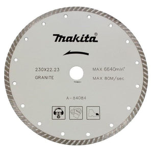 Makita Long Life Turbo Rim Diamond Blade, 230 mm Diameter x 22.23 mm Bore
