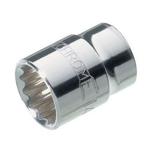 Sidchrome 1/2" Drive 12 Point Socket, 25 mm