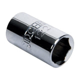 Sidchrome 6 Point 1/4-Inch Drive Socket, 4 mm Size