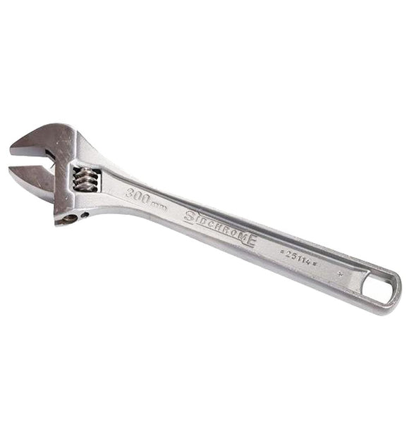 Sidchrome Premium Chrome Plated Adjustable Wrench, 200 mm Size