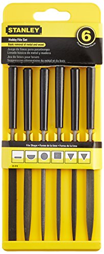 STANLEY 5-1/2-Inch Hobby File Set, 6-Pack – Tool Centre McKinnon