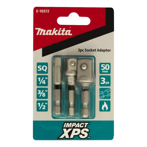 Makita Impact XPS Mixed Socket Adaptor, 50 mm (Pack of 3)