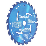 Makita Bluemak Tungsten Carbide Tipped Saw Blade, 185 mm x 20 mm x 24T (Pack of 5)
