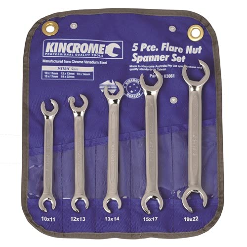 Kincrome 5-PiecesMetric Flare Nut Spanner Set