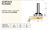 Carbitool Solid Surface Planing Trim Bit