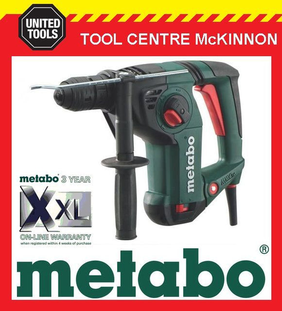 METABO KHE 3251 800W 3-MODE SDS PLUS ROTARY HAMMER DRILL – MADE IN GERMANY