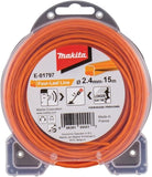 MAKITA LINE TRIMMER LINE / BRUSHCUTTER LINE – FOUR LEAF SILENT LINE 2.4mm X 15m