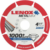 NEW! LENOX METALMAX 4.5” / 115mm METAL CUTTING WHEEL – 1000+ CUTS PER BLADE!