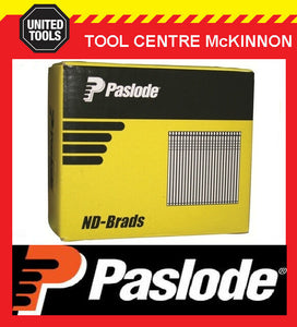 PASLODE 70mm ND SERIES 14 GAUGE GALVANISED BRADS / NAILS – BOX OF 2000