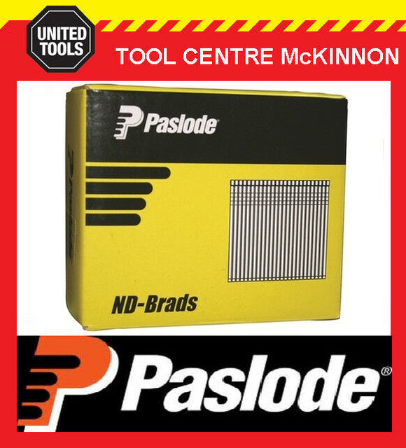 PASLODE 70mm ND SERIES 14 GAUGE GALVANISED BRADS / NAILS – BOX OF 2000