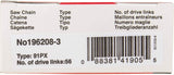 MAKITA CHAINSAW CHAIN – 40cm (16") 3/8” 0.043 SUIT DUC400, DUC405, UC4020A ETC