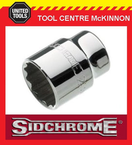SIDCHROME SCMT14237 1/2” DRIVE 12pt 20mm TORQUEPLUS STANDARD SOCKET