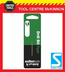 SUTTON VIPER 1.5mm HSS METRIC JOBBER DRILL BIT – WOOD, METAL & PLASTIC