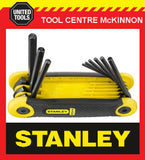 STANLEY 9pce IMPERIAL FOLD UP HEX ALLEN KEY SET