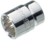 SIDCHROME SCMT13228 3/8” DRIVE 12pt 18mm TORQUEPLUS STANDARD SOCKET