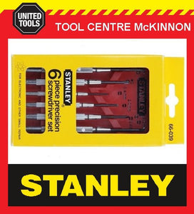 STANLEY 6pce PRECISION SCREWDRIVER SET –  JEWELLERY, WATCHES, GLASSES, LAPTOPS