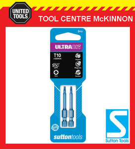 2 x SUTTON IMPACT ULTRABIT TORX T15 x 50mm DRIVER INSERT BITS – MADE IN GERMANY