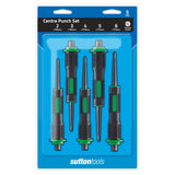 SUTTON TOOLS 5pce CENTRE PUNCH SET WITH SOFT GRIP HANDLES