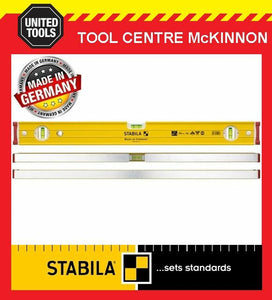 STABILA 600mm / 2ft 96-2/60 BOX FRAME RIBBED HEAVY DUTY 3-VIAL SPIRIT LEVEL