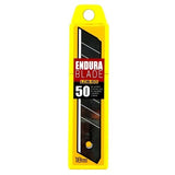 50 x TAJIMA ENDURA 18mm SNAP OFF UTILITY KNIFE BLADES – LCB50-50