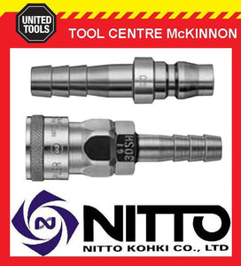 GENUINE NITTO 3/8” AIR HOSE COUPLER FITTING SET (30SH & 30PH) – MADE IN JAPAN