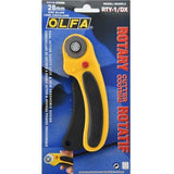 OLFA RTY-1/DX 28mm ROTARY CUTTER SEWING & QUILTING CRAFT CUTTER – MADE IN JAPAN