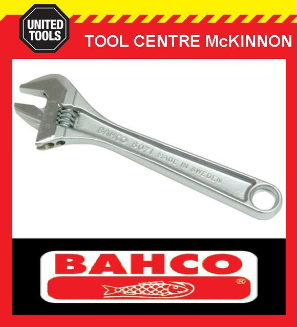 BAHCO 8069 C 4” CHROME FINISH ADJUSTABLE WRENCH SHIFTER