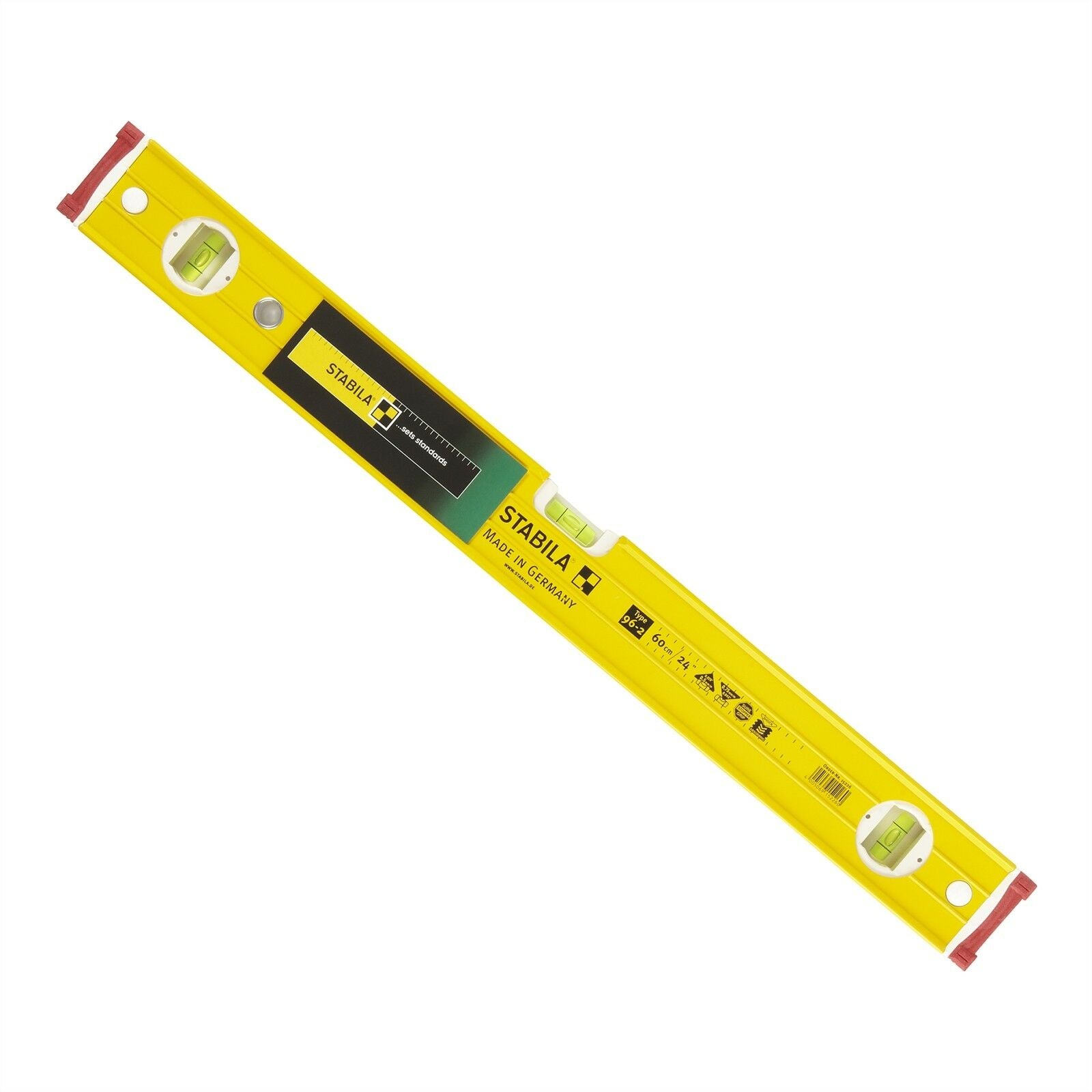 STABILA 600mm 2ft 1200mm 4ft AND 2m TYPE 96 2 SPIRIT LEVEL TRIPLE Tool Centre McKinnon